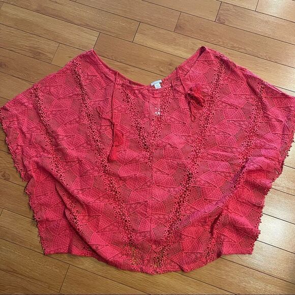 Eberjey Guajira Esmeralda Crochet Cold Shoulder Cover Up - Picture 5 of 7